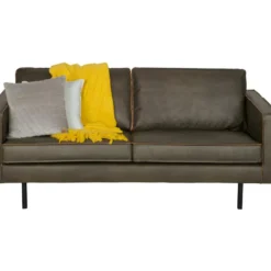 RODEO - Canapé 2 Places En Cuir Vert -Promos Chesteris Boutique ensemble canape 9490843