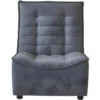 Fauteuil Design "Calima" 90cm Gris