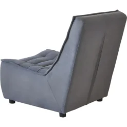 Fauteuil Design "Calima" 90cm Gris -Promos Chesteris Boutique fauteuil 14215309
