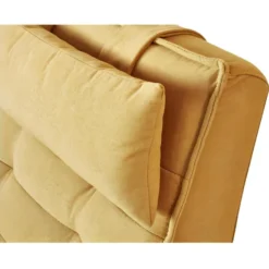 Fauteuil Méridienne Design "Calima" 152cm Jaune -Promos Chesteris Boutique fauteuil 14218801