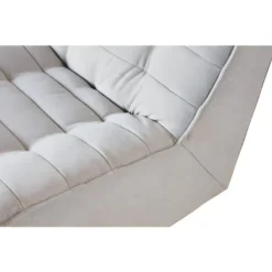 Fauteuil Design "Calima" 90cm Gris Clair -Promos Chesteris Boutique fauteuil 14221199