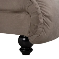 Chaise Longue En Tissu Taupe LORMONT -Promos Chesteris Boutique meridienne 12014075