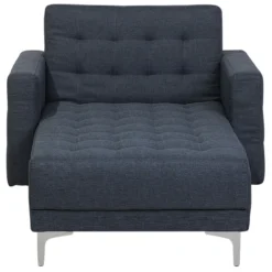 Chaise Longue En Tissu Gris Foncé ABERDEEN -Promos Chesteris Boutique meridienne 14838279