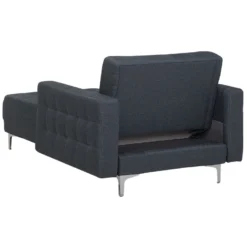 Chaise Longue En Tissu Gris Foncé ABERDEEN -Promos Chesteris Boutique meridienne 14838283