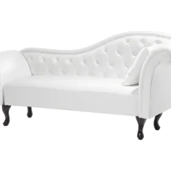 Méridienne Chesterfield Blanche Côté Droit LATTES 15 Méridienne Chesterfield Blanche Côté Droit LATTES -Promos Chesteris Boutique meridienne 16202765
