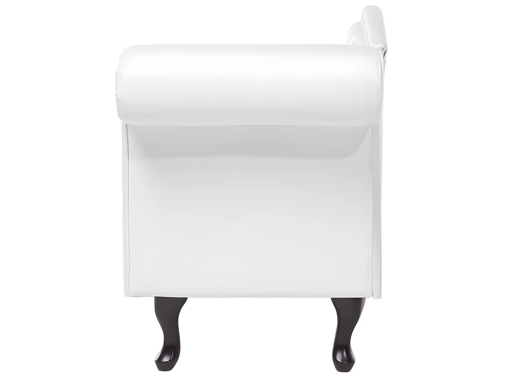 Méridienne Chesterfield Blanche Côté Droit LATTES 8 Méridienne Chesterfield Blanche Côté Droit LATTES – Image 8