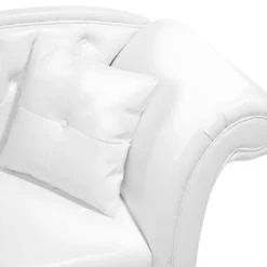 Méridienne Chesterfield Blanche Côté Droit LATTES 19 Méridienne Chesterfield Blanche Côté Droit LATTES -Promos Chesteris Boutique meridienne 16202773