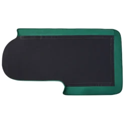 Chaise Longue Côté Gauche En Velours Vert ALLIER -Promos Chesteris Boutique meridienne 16203155