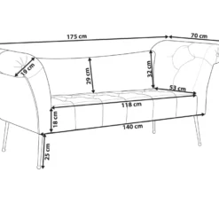 Chaise Longue En Velours à Motif Floral NANTILLY -Promos Chesteris Boutique meridienne 16204639
