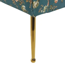 Chaise Longue En Velours à Motif Floral NANTILLY -Promos Chesteris Boutique meridienne 16204651