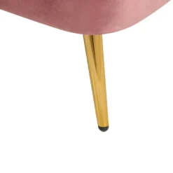 Chaise Longue Côté Gauche En Velours Rose ALLIER 17 Chaise Longue Côté Gauche En Velours Rose ALLIER -Promos Chesteris Boutique meridienne 16205833