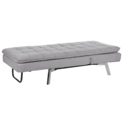 Chaise Longue Réglable Gris Clair LOIRET -Promos Chesteris Boutique meridienne 16671669