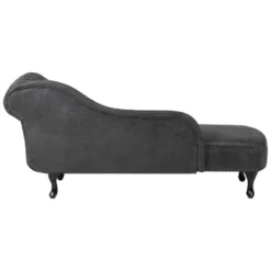 Méridienne Chesterfield Grise Côté Droit NIMES -Promos Chesteris Boutique meridienne 16672247