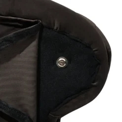 Chaise Longue En Velours Marron Côté Gauche Style Chesterfield NIMES -Promos Chesteris Boutique meridienne 16672283