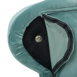 Méridienne Chesterfield Côté Droit En Velours Vert Menthe NIMES -Promos Chesteris Boutique meridienne 16672487