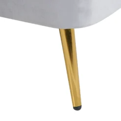 Chaise Longue Côté Gauche En Velours Gris ALLIER 17 Chaise Longue Côté Gauche En Velours Gris ALLIER -Promos Chesteris Boutique meridienne 16673159