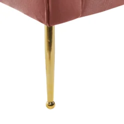 Chaise Longue En Velours Rose NANTILLY 17 Chaise Longue En Velours Rose NANTILLY -Promos Chesteris Boutique meridienne 16673587