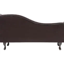 Méridienne Chesterfield Marron Côté Droit LATTES -Promos Chesteris Boutique meridienne 16673681