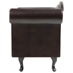 Méridienne Chesterfield Marron Côté Droit LATTES -Promos Chesteris Boutique meridienne 16673685