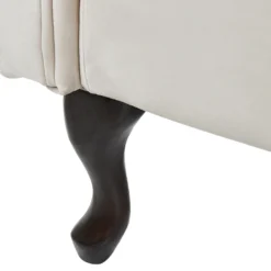 Chaise Longue Côté Droit En Velours Beige LATTES 13 Chaise Longue Côté Droit En Velours Beige LATTES -Promos Chesteris Boutique meridienne 16674783