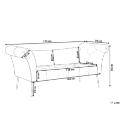Chaise Longue En Velours Vert Foncé NANTILLY -Promos Chesteris Boutique meridienne 16675063