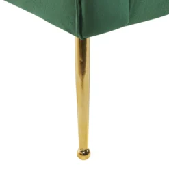 Chaise Longue En Velours Vert Foncé NANTILLY -Promos Chesteris Boutique meridienne 16675073