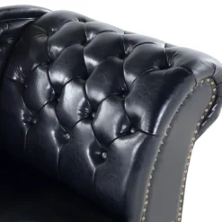 Méridienne Chesterfield Noire Brillante Côté Droit NIMES 17 Méridienne Chesterfield Noire Brillante Côté Droit NIMES -Promos Chesteris Boutique meridienne 16676385