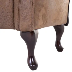 Méridienne Côté Droit En Cuir Suède Marron LATTES 15 Méridienne Côté Droit En Cuir Suède Marron LATTES -Promos Chesteris Boutique meridienne 16677697