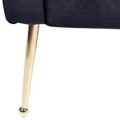 Chaise Longue En Velours Noir NANTILLY 12 Chaise Longue En Velours Noir NANTILLY -Promos Chesteris Boutique meridienne 17476349