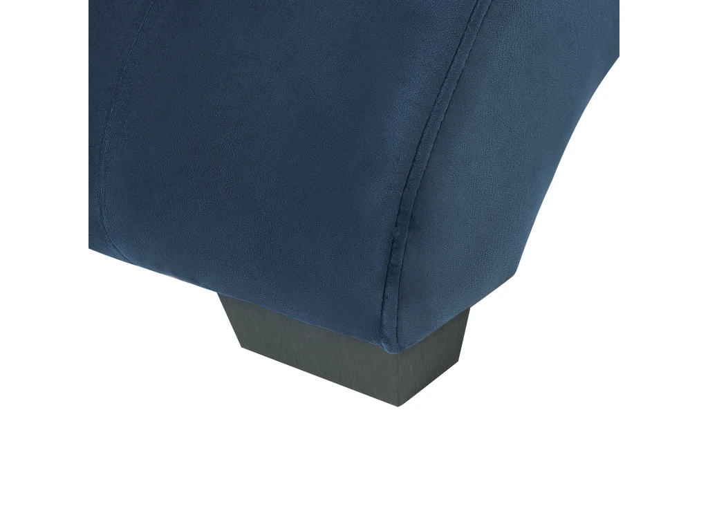 Chaise Longue En Velours Bleu Avec Port USB Et Haut-parleur Bluetooth SIMORRE 10 Chaise Longue En Velours Bleu Avec Port USB Et Haut-parleur Bluetooth SIMORRE – Image 10