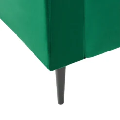 Chaise Longue En Velours Vert GUERET -Promos Chesteris Boutique meridienne 17476571