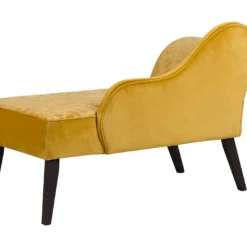 Mini Chaise Longue Jaune Côté Gauche BIARRITZ -Promos Chesteris Boutique meridienne 17476617