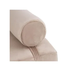 Banquette Méridienne Velours Beige - JEANNE -Promos Chesteris Boutique meridienne 17630443
