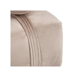 Banquette Méridienne Velours Beige - JEANNE -Promos Chesteris Boutique meridienne 17630445