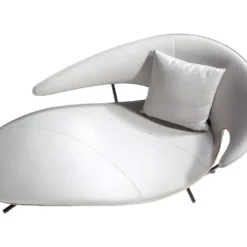 Canapé En Simili-cuir Et Acier Noir 6172 ANGEL CERDA -Promos Chesteris Boutique meridienne 18431039