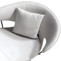 Canapé En Simili-cuir Et Acier Noir 6172 ANGEL CERDA -Promos Chesteris Boutique meridienne 18431041