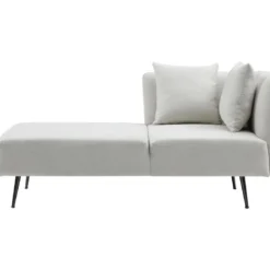 Méridienne Droite En Tissu Crème NAPASA 10 Méridienne Droite En Tissu Crème NAPASA -Promos Chesteris Boutique meridienne 19428825