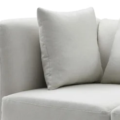 Méridienne Droite En Tissu Crème NAPASA 12 Méridienne Droite En Tissu Crème NAPASA -Promos Chesteris Boutique meridienne 19428857