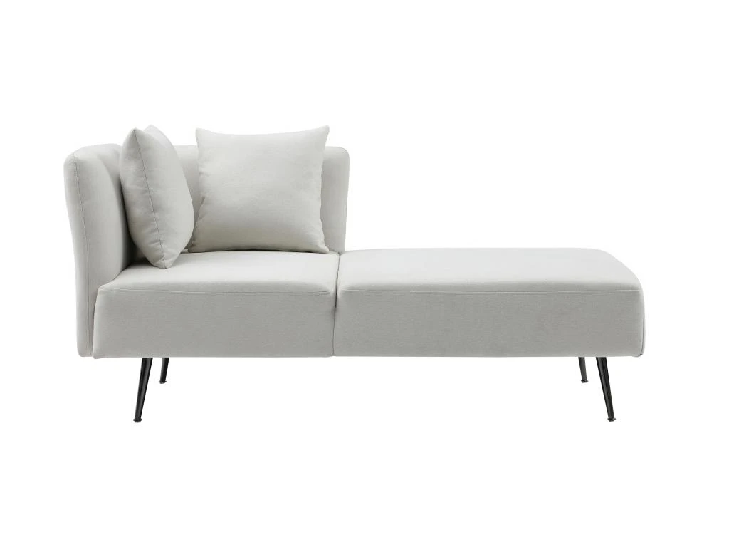 Méridienne Gauche En Tissu Crème NAPASA 3 Méridienne Gauche En Tissu Crème NAPASA – Image 3