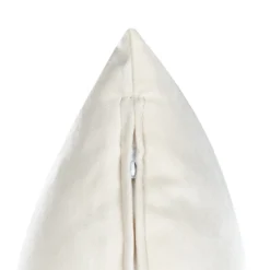 Chaise Longue Côté Droit En Velours Blanc Crème CHAUMONT -Promos Chesteris Boutique meridienne 20014035