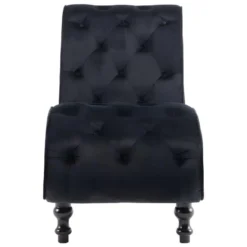 Chaise Longue Noir Velours 10 Chaise Longue Noir Velours -Promos Chesteris Boutique meridienne 21081515