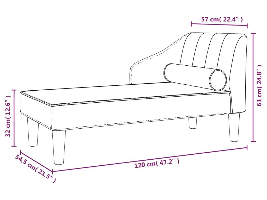 Chaise Longue Avec Traversin Vert Clair Velours 9 Chaise Longue Avec Traversin Vert Clair Velours – Image 9