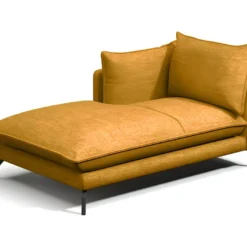 Méridienne Droite En Tissu KESTREL - Jaune De Pascal Morabito -Promos Chesteris Boutique meridienne 438105