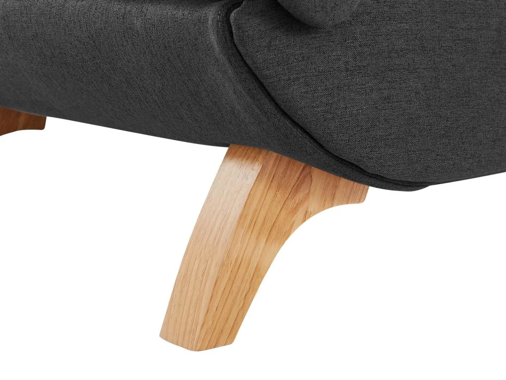 Méridienne Gauche Convertible En Tissu Anthracite Avec Coffre De Rangement PENELOPE 8 Méridienne Gauche Convertible En Tissu Anthracite Avec Coffre De Rangement PENELOPE – Image 8