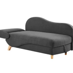 Méridienne Gauche Convertible En Tissu Anthracite Avec Coffre De Rangement PENELOPE 12 Méridienne Gauche Convertible En Tissu Anthracite Avec Coffre De Rangement PENELOPE -Promos Chesteris Boutique meridienne 8387767