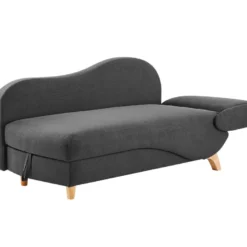 Méridienne Droite Convertible En Tissu Anthracite Avec Coffre De Rangement PENELOPE 12 Méridienne Droite Convertible En Tissu Anthracite Avec Coffre De Rangement PENELOPE -Promos Chesteris Boutique meridienne 8397559