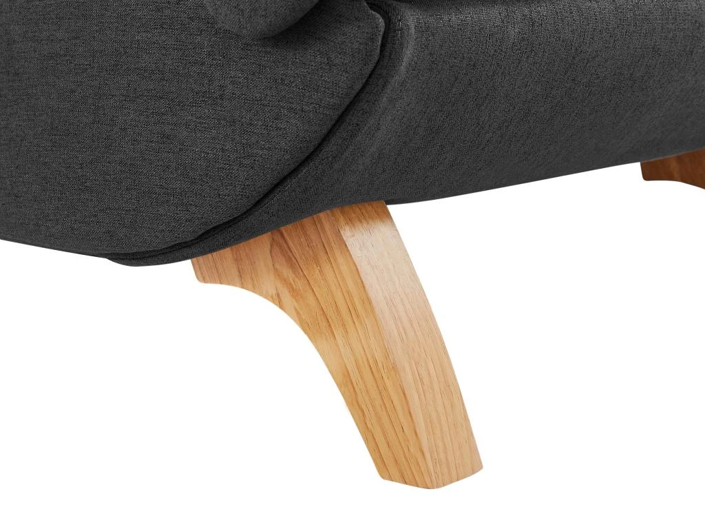 Méridienne Droite Convertible En Tissu Anthracite Avec Coffre De Rangement PENELOPE 7 Méridienne Droite Convertible En Tissu Anthracite Avec Coffre De Rangement PENELOPE – Image 7