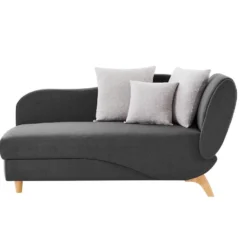 Méridienne Droite Convertible En Tissu Anthracite Avec Coffre De Rangement PENELOPE 10 Méridienne Droite Convertible En Tissu Anthracite Avec Coffre De Rangement PENELOPE -Promos Chesteris Boutique meridienne 8397585