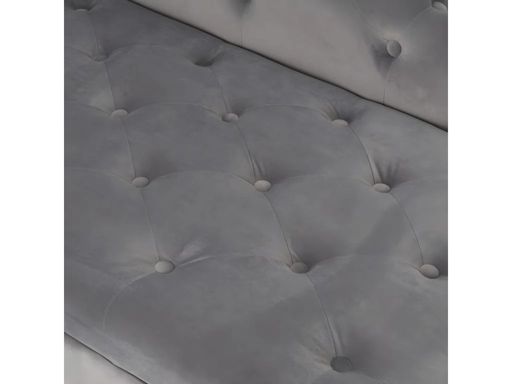 Méridienne Capitonnée 134x68,5x76,5 3 Méridienne Capitonnée 134x68,5x76,5 – Image 3