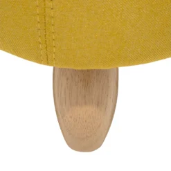 Tabouret Enfant En Tissu Jaune PIGGY -Promos Chesteris Boutique pouf 11836217